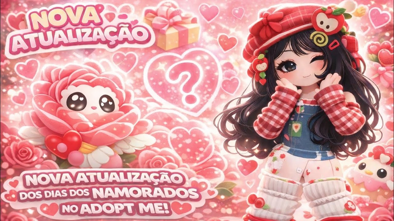 VALENTINE’S DAY NO ADOPT ME 💘 | Olha tudo que chegou na atualização!
