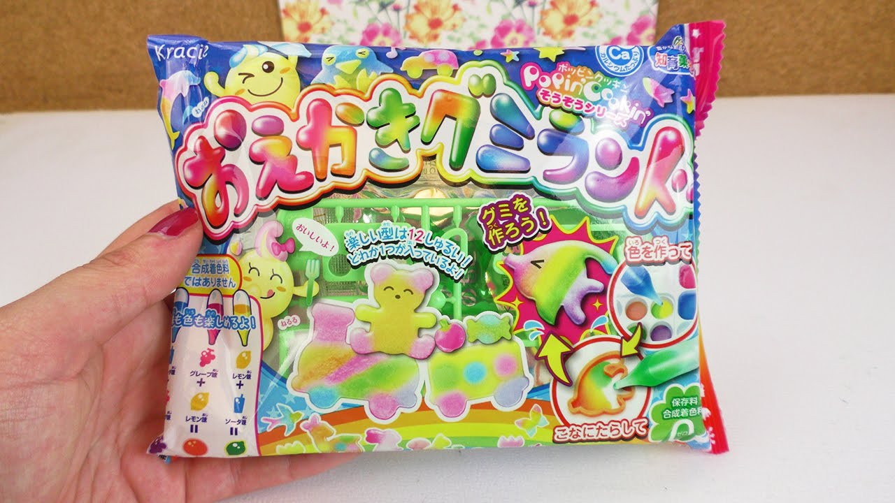 Kracie Popin' Cookin' lustige Gummitiere | DIY Candy Set | Löwe & Elephant | Geschenk Idee Japan