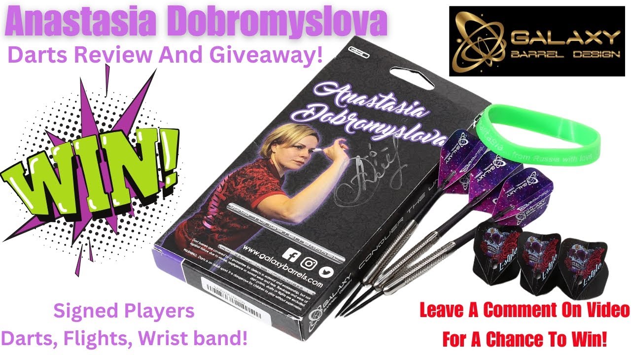 Galaxy Darts ANASTASIA DOBROMYSLOVA Darts Review and GIVEAWAY You can win these darts