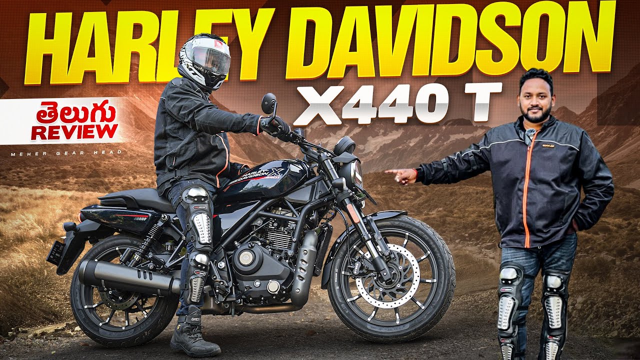 Harley X440 T Detailed Telugu Review | Engine, Ride Quality & Mileage| Meher Gear HeadI #automobile