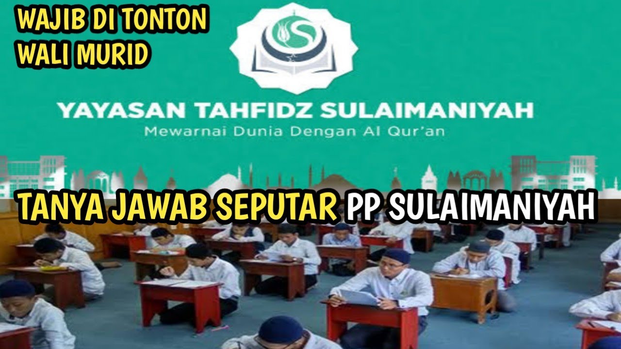 menjawab pertanyaan subscriber tentang pp Sulaimaniyah [ insya Allah bisa masuk pp ini gratis☺]