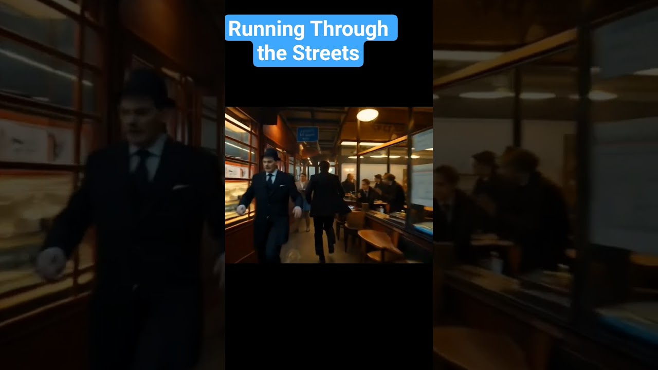 Running Through the Streets &ndash; A City Escape Moment!#CityRun#StreetChase#RealAction