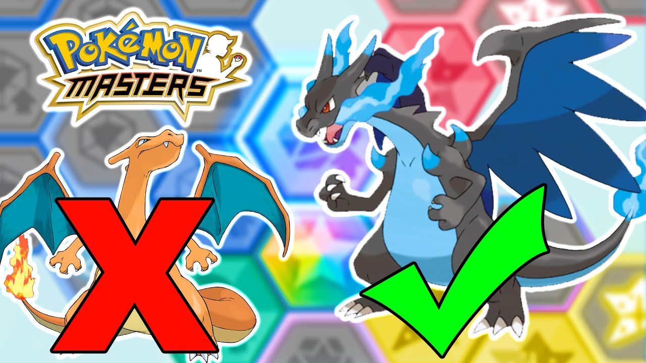 MEGA CHARIZARD X ONLY BUILD! STEADFAST FLARE BLITZ SYNC GRID SHOWCASE! | Pokemon Masters