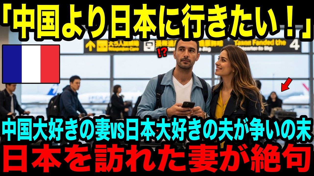 【海外の反応】「中国より日本に行きたい!!」中国好きの妻と日本好きの夫が争いの末日本に訪問 到着直後の光景に絶句した理由
