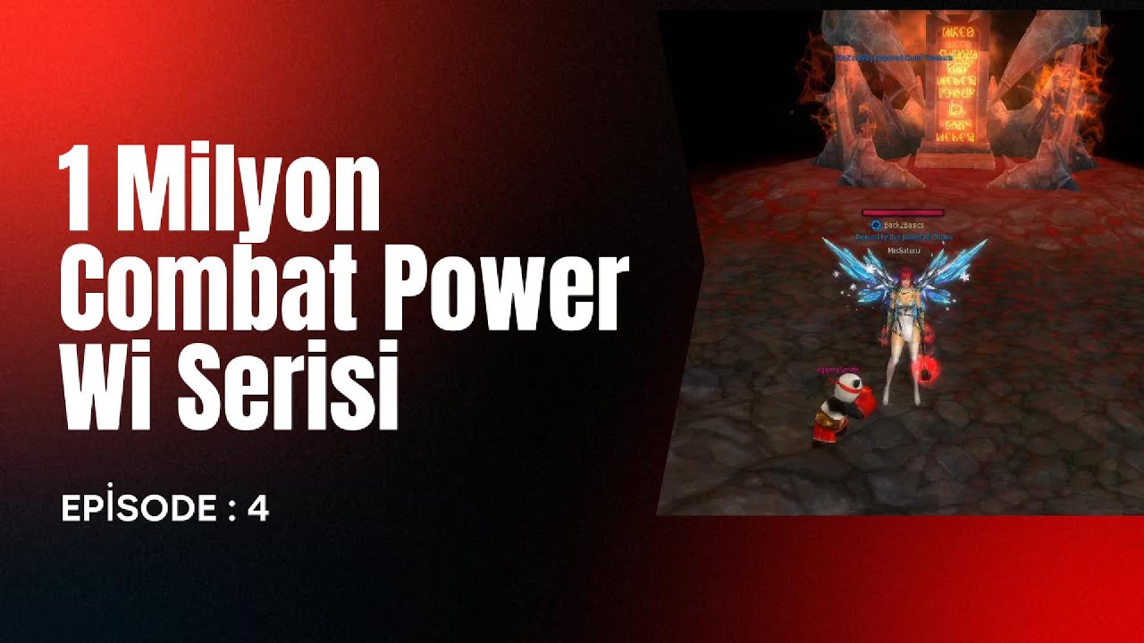 1milyon Combat Power Wizard Serisi : Bölüm 4 - Rüne drobu 3.5b lik !