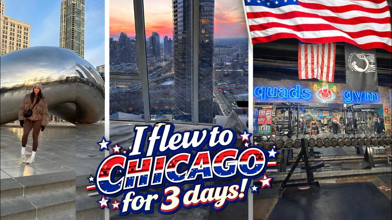 I FLEW TO CHICAGO FOR 3 DAYS!! | PART 1