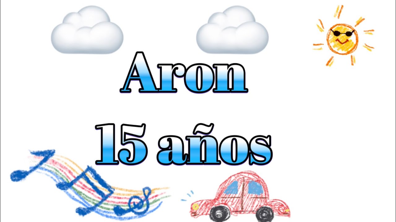 Aron 15 años 1/3/26 