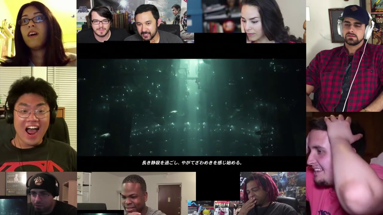 Final Fantasy 7 Remake E3 REVEAL REACTIONS ! MASHUP COMPILATION