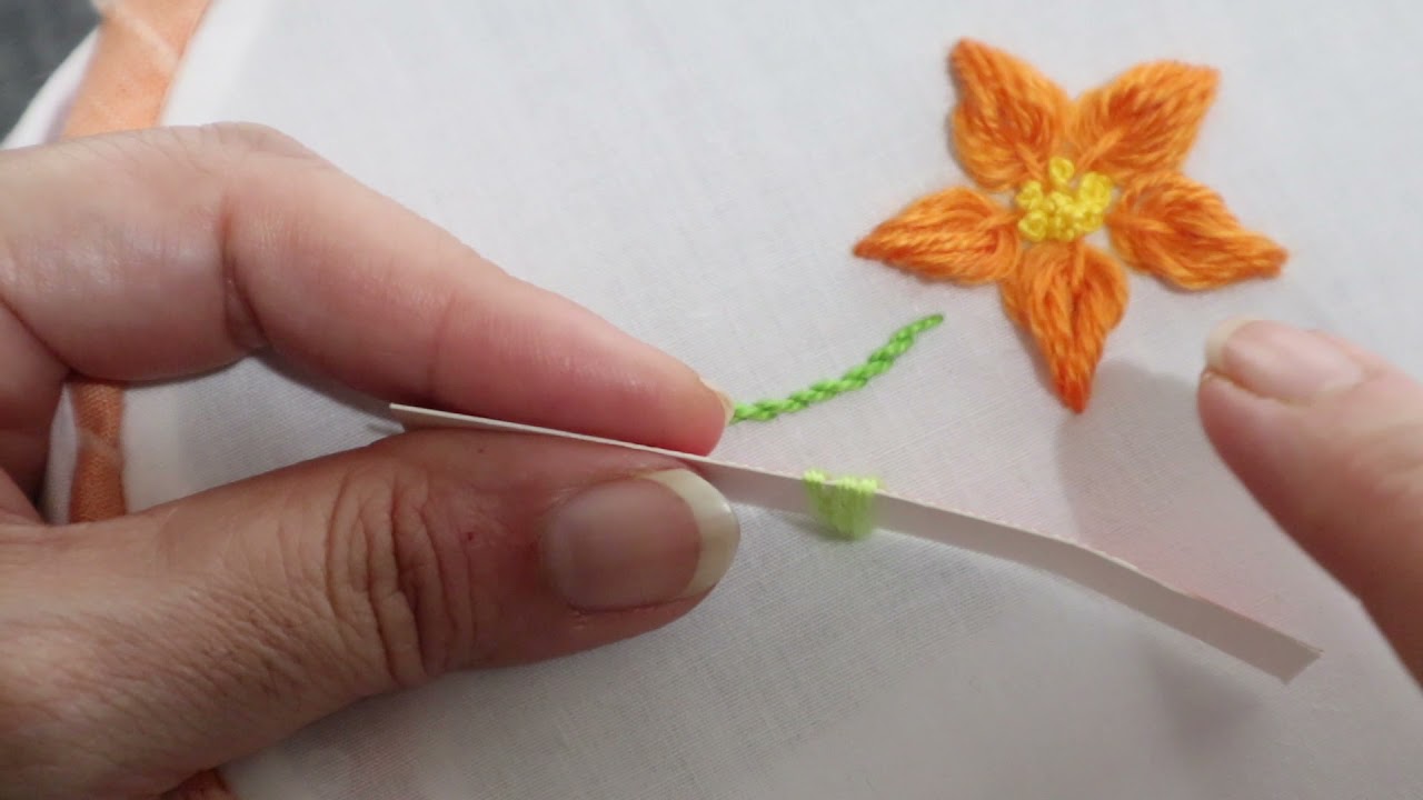 Raised Leaf Stitch