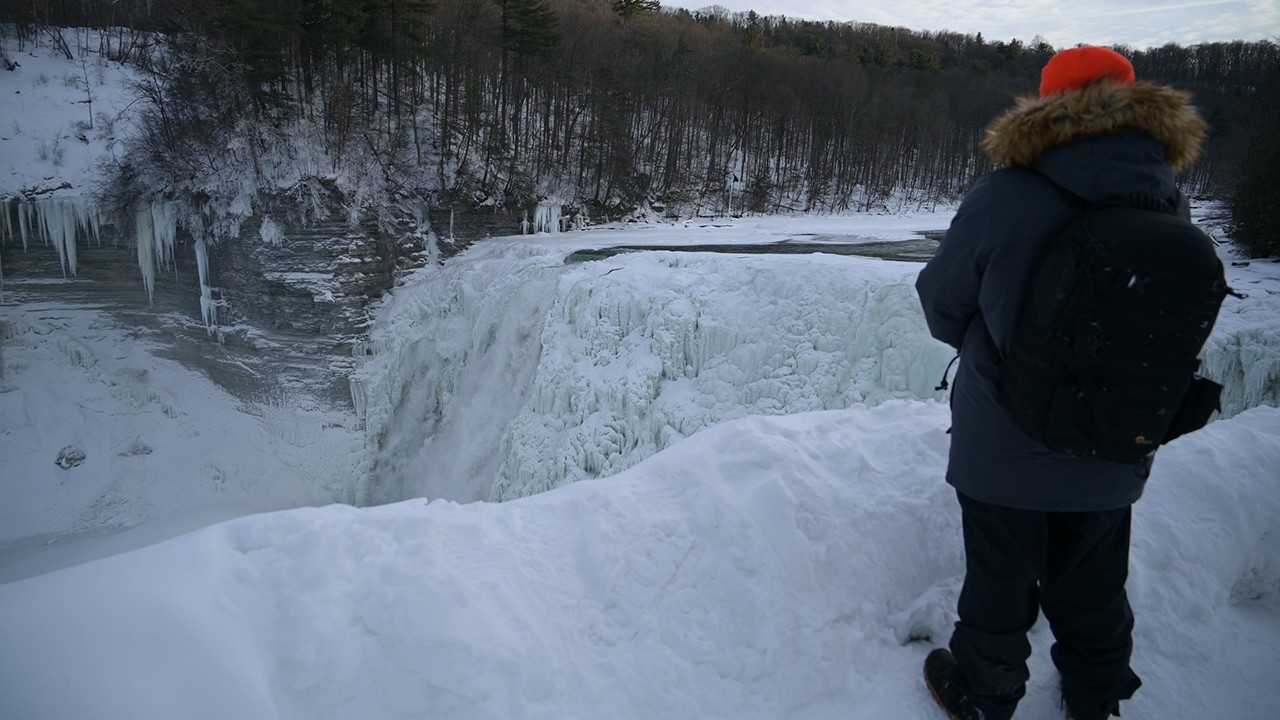 Exploring Frozen Waterfalls in Letchworth State Park | WNY Landscape Photography