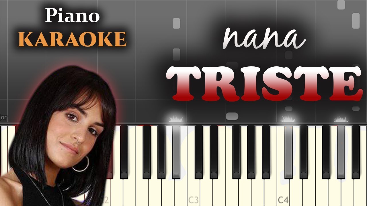 Natalia Lacunza, Guitarricadelafuente - nana triste | Piano KARAOKE / Tutorial