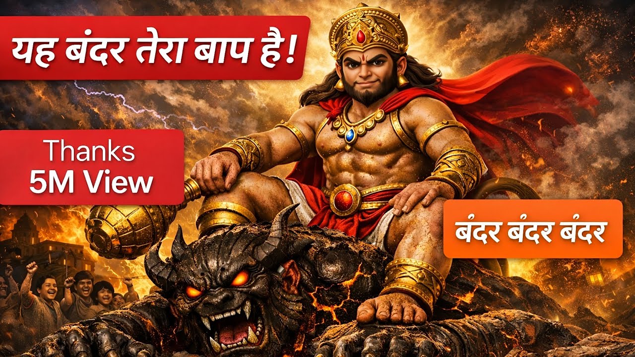 कलयुग में आया सबसे बड़ा संकट | हनुमान जी ने कैसे बचाया संसार? 🙏