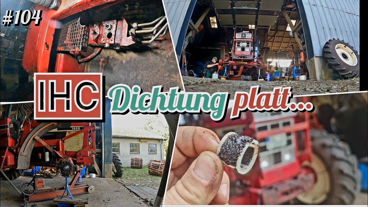 IHC 1055 VORDERACHSE UND EINSPRITZPUMPE ABDICHTEN  | KRAFTSTOFFILTER DICHT | oldtimer _junkie