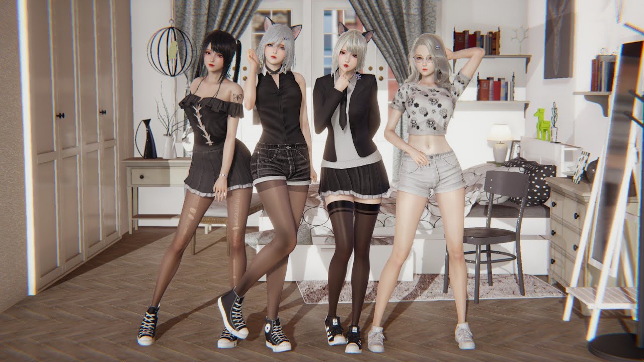 [60FPS/MMD]BLACKPINK - PLAYING WITH FIRE