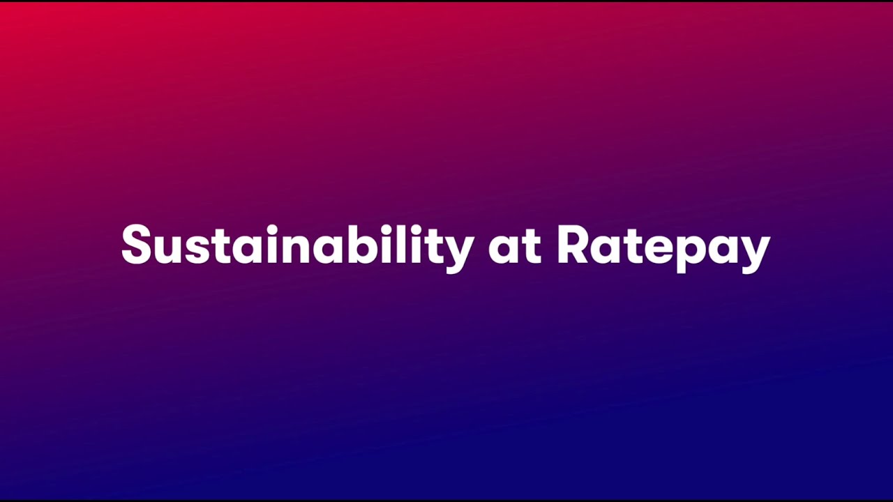Sustainability at Ratepay