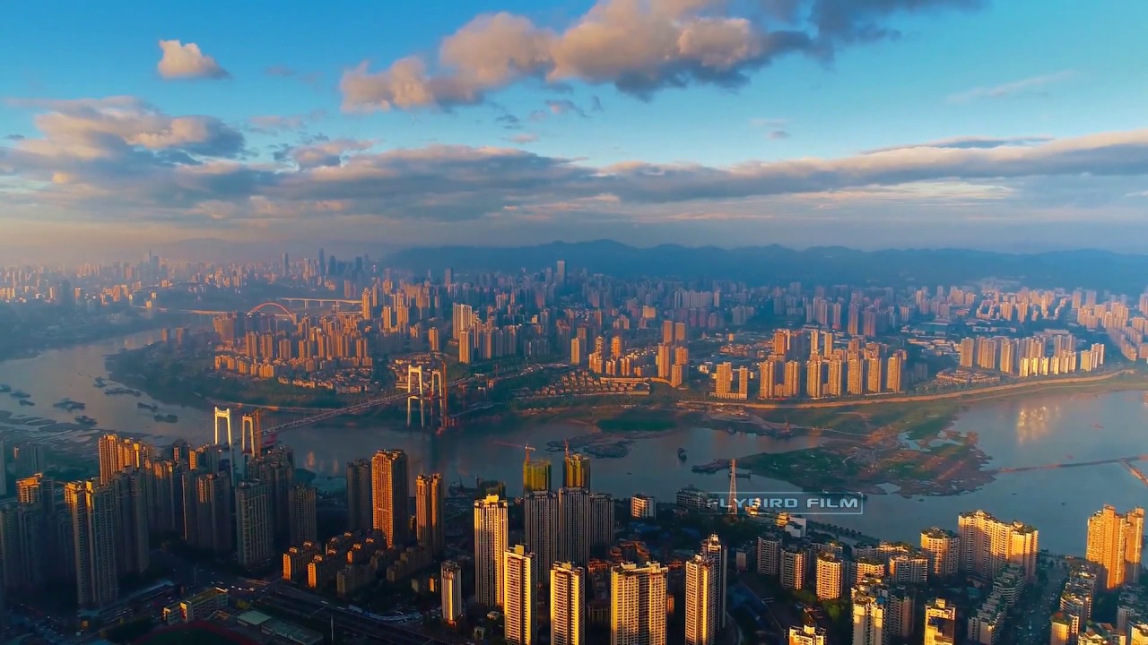 China &ldquo;Mountain City&rdquo; Chongqing Aerial View / Chongqing Drone Aerial Footage