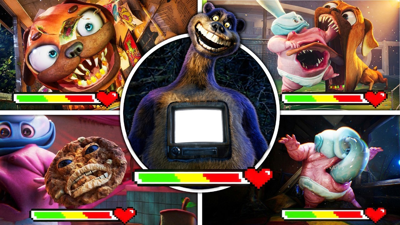 NEW Dark Pals: The 1st Floor - FULL BOSS SHOWCASE + ALL JUMPSCARES WITH HEALTH BARS!
