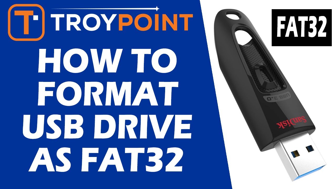 How to Format Any Drive as FAT32