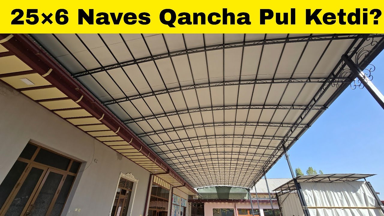 Uyga Naves Qilish Qanchaga Tushadi?+998903442653 #naves #leksannaves #навес #лексаннавес