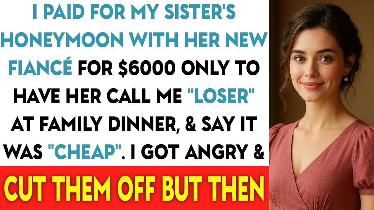 I Paid For My Sister's Honeymoon With Her New Fiancé For $6000 Only To Have Her Call Me Loser At..