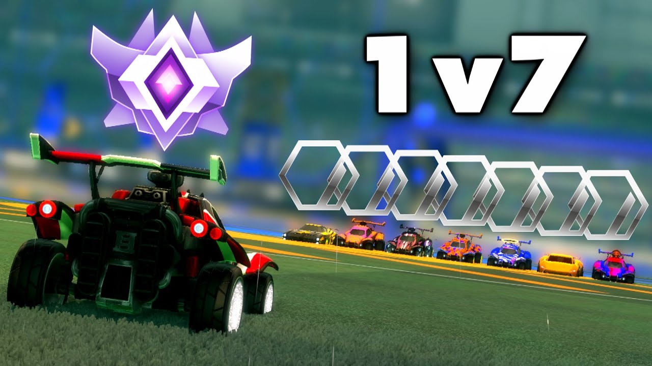 Desafiando 7 Pratas para jogarem contra mim no Rocket League...