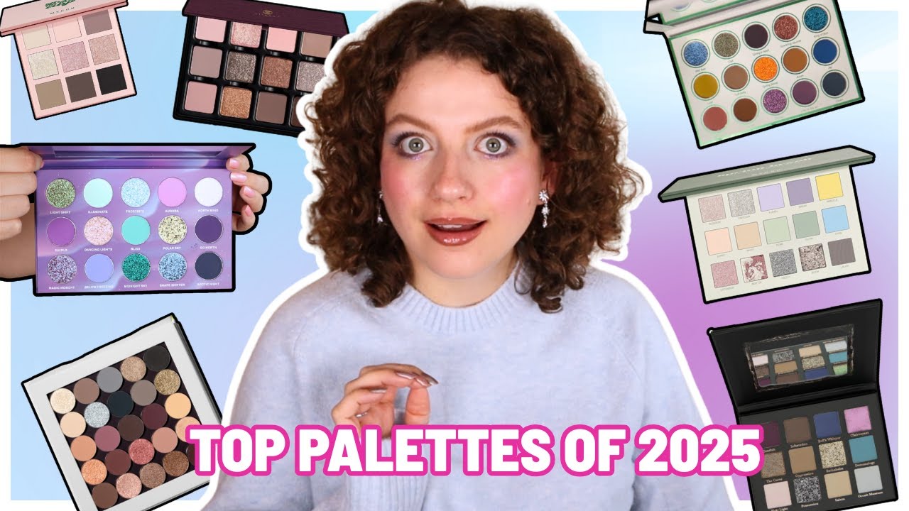 THE  BEST EYESHADOW PALETTES OF 2025! / TOP FAVORITES OF THE YEAR