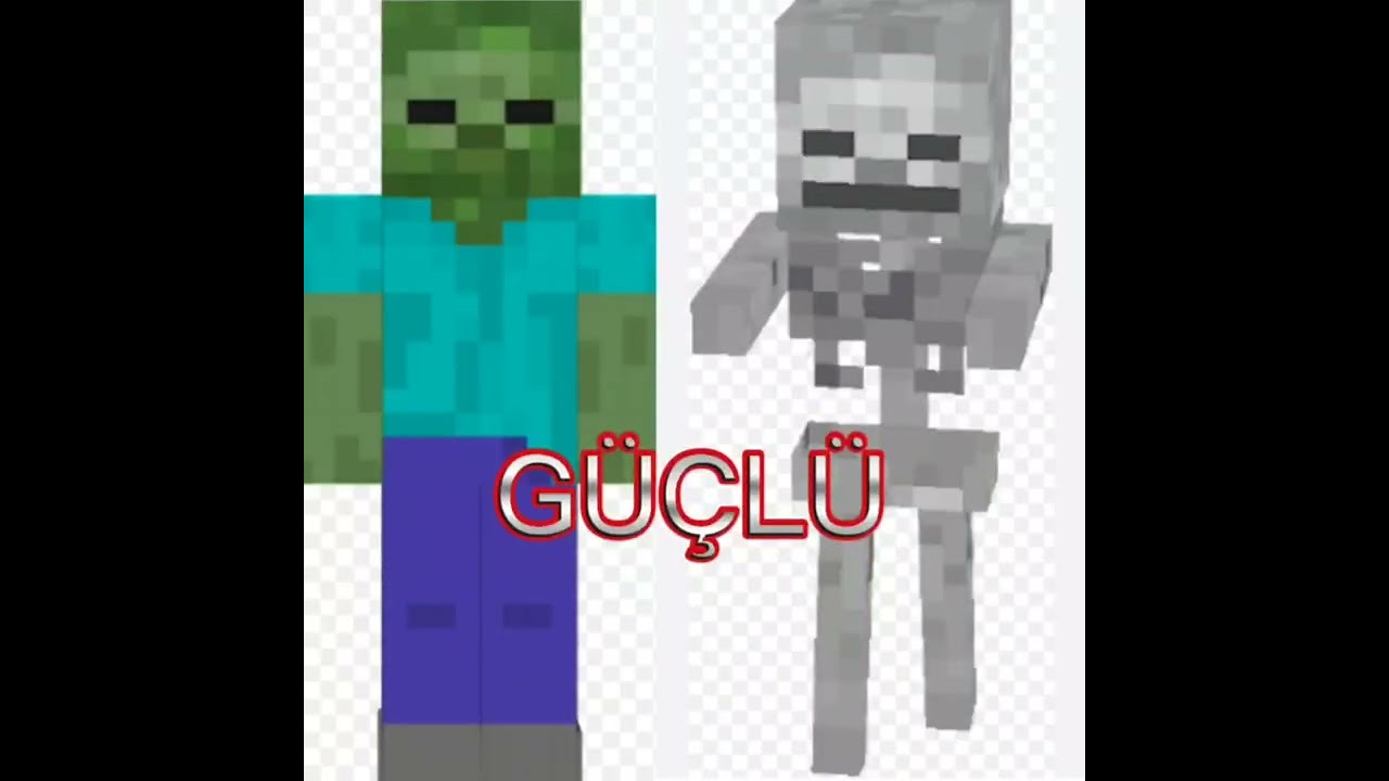 Minecraft ZOMBİ vs İSKELET