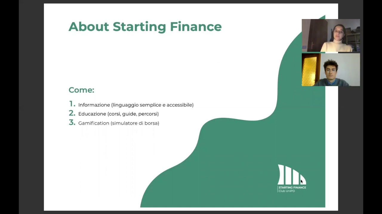 Presentazione Starting Finance Club Padova