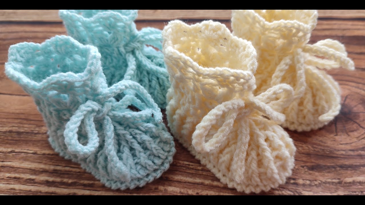 ПИНЕТКИ крючком / Crochet BOOTIES