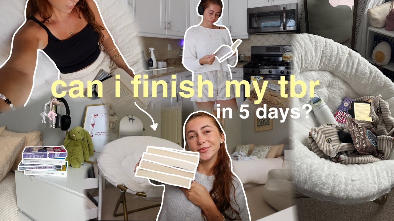 can i finish my august TBR in 5 days? 🏃🏻&zwj;♀️📚 | reading vlog
