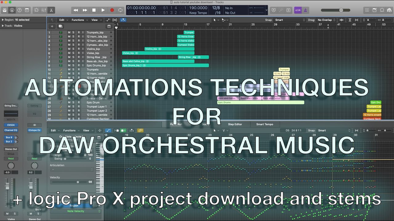 Automation Techniques for DAW Orchestral Music