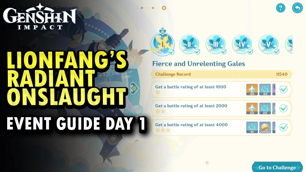 Lionfang’s Radiant Onslaught Day 1 Event Guide