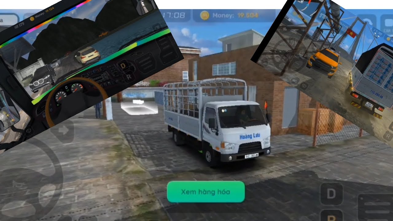 Lái xe tải huyndai 3,5tan chở hàng nước ngọt hỗ trợ vùng cao vùng lũ