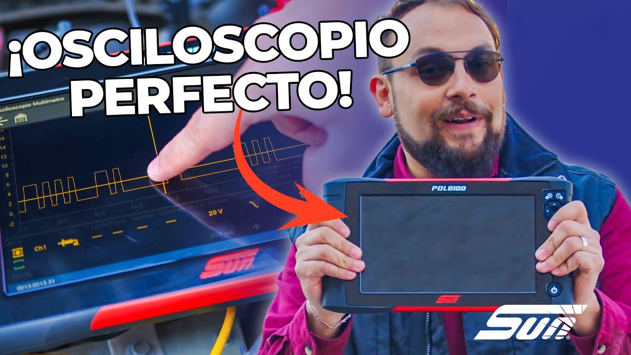 DIAGNOSTICANDO con un OSCILOSCOPIO AMERICANO | SUN PDL8100