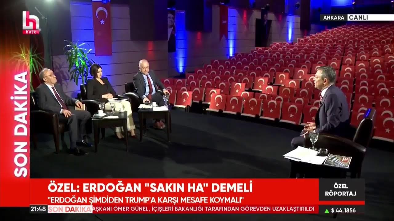 GENEL BAŞKANIMIZ ÖZGÜR ÖZEL, HALK TV'DE ÖZEL RÖPORTAJ PROGRAMINDA SORULARI YANITLIYOR