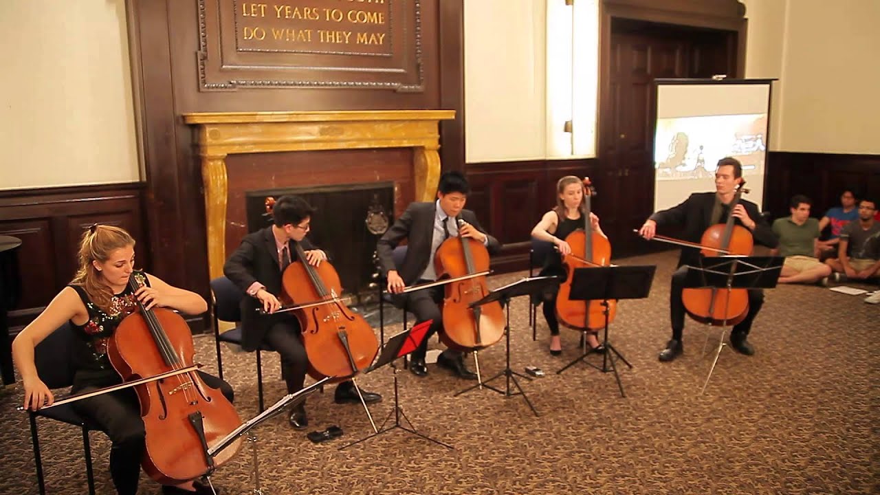 [Live] Theme from Attack on Titan (Jiyuu No Tsubasa) for Five Cellos - String Theory