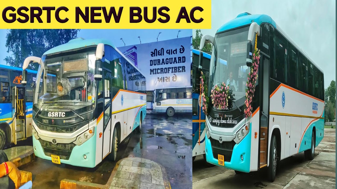 GSRTC NEW AC BUS VOLVO ||Ahmedabad To Bhavnagar || #gsrtc #gsrtcvolvo #2025 
