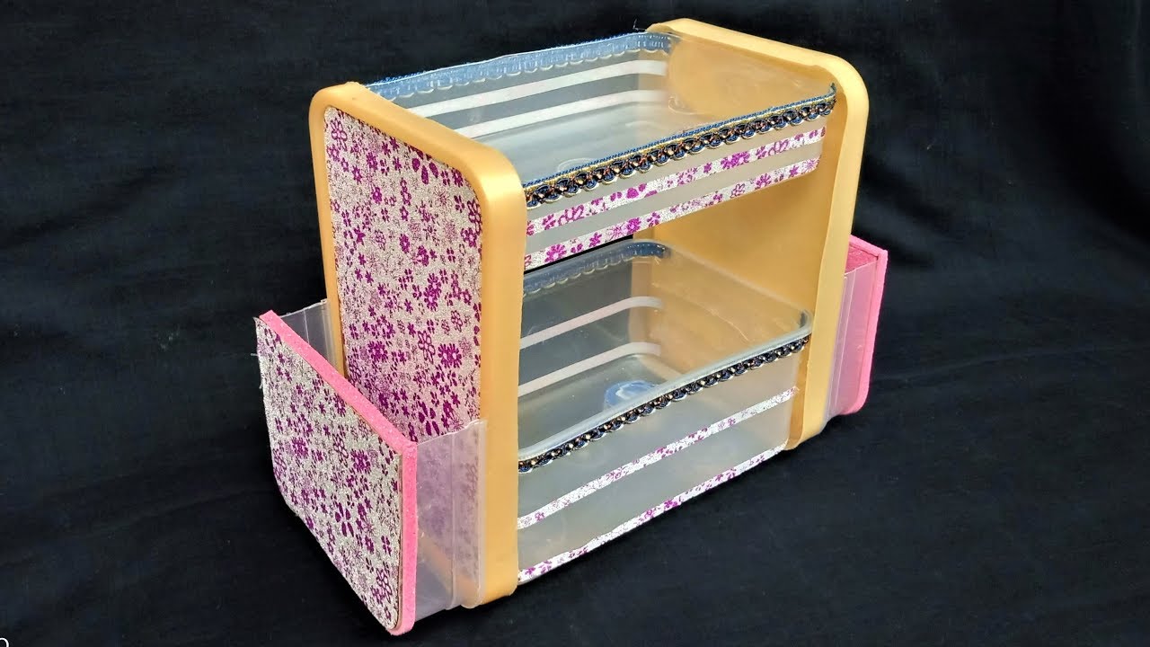 Rack from waste sweet box | Sweet box reuse ideas | DIY Chocolate box organizer | Best out of waste