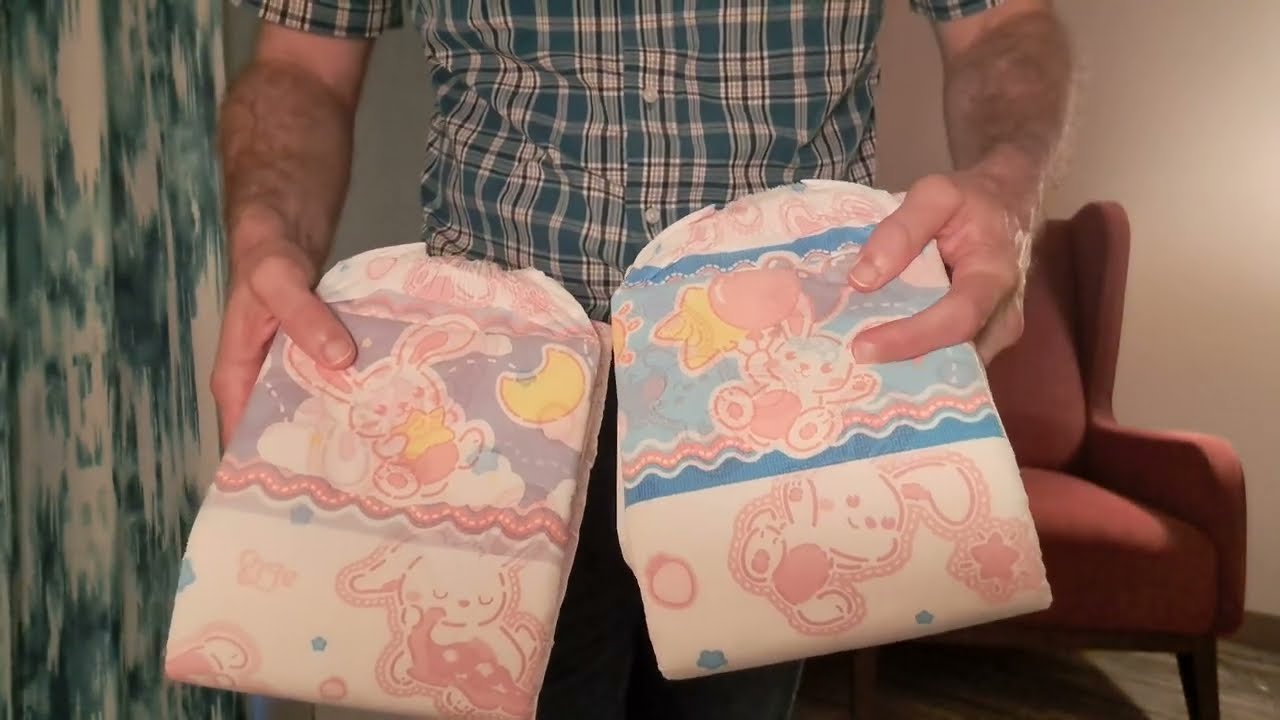 Bunnyhopps adult diapers by Abuniverse, cute high capacity diapers that you can wear to work