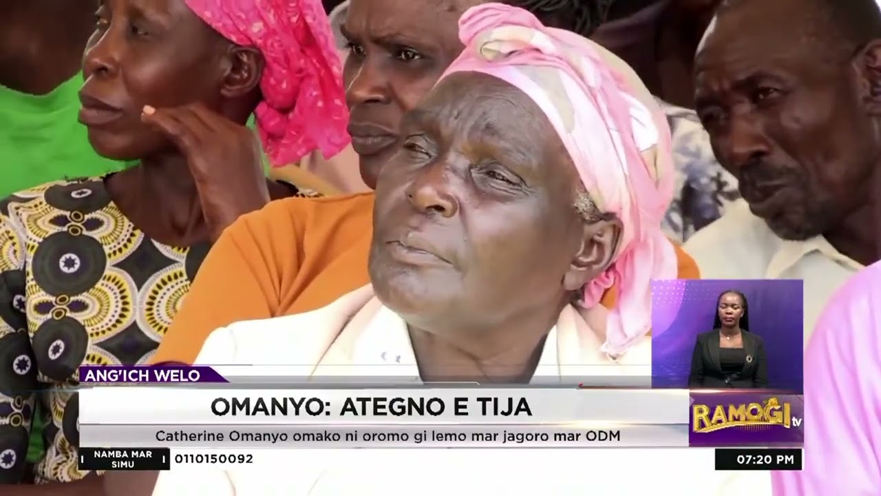 OMANYO:Ategno e tija kaka Jagoro mar ODM | #RamogiTV