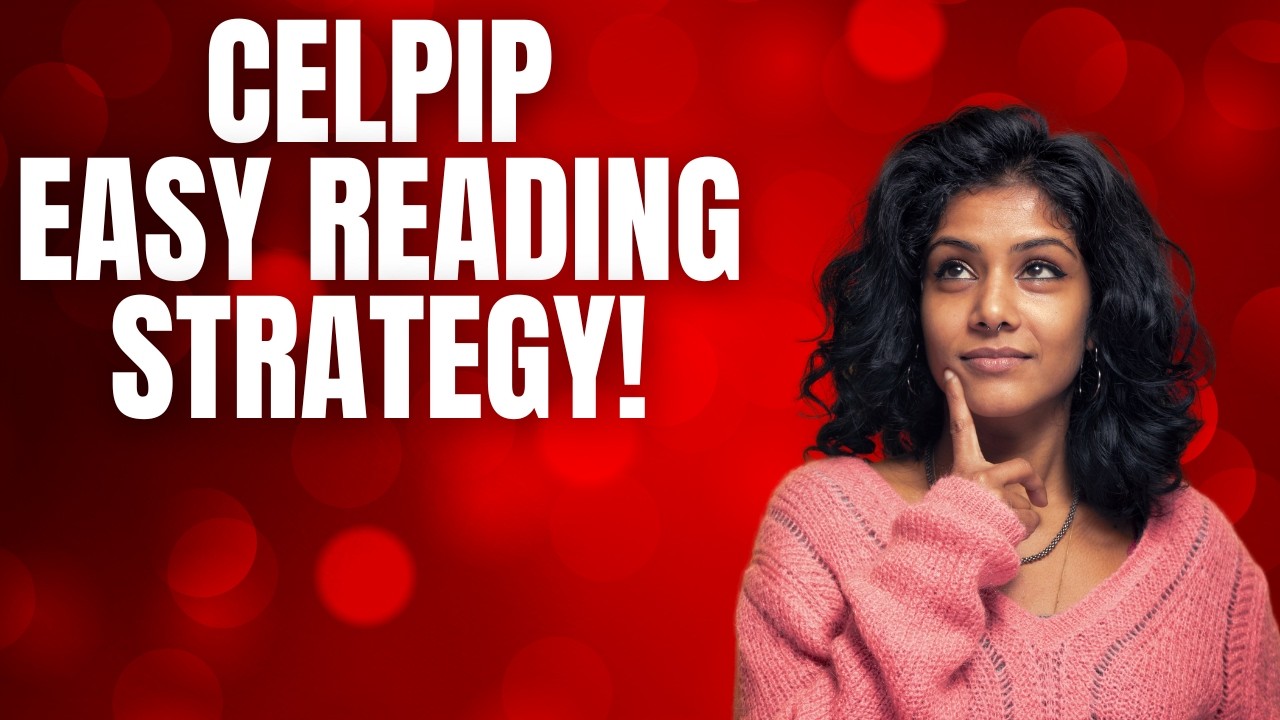 CELPIP Read Less: Think More Win Reading Part 1