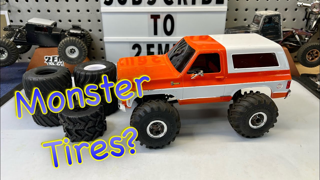Руководство по установке шин FCX24 K5 Blazer Monster Truck! Smasher, MofoRC, Ignore