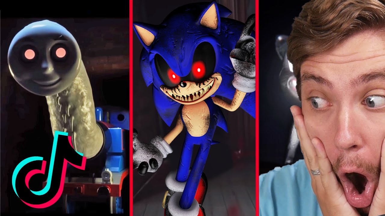 Reacting To SCARY CGI MONSTERS (TIK TOK Compilation)