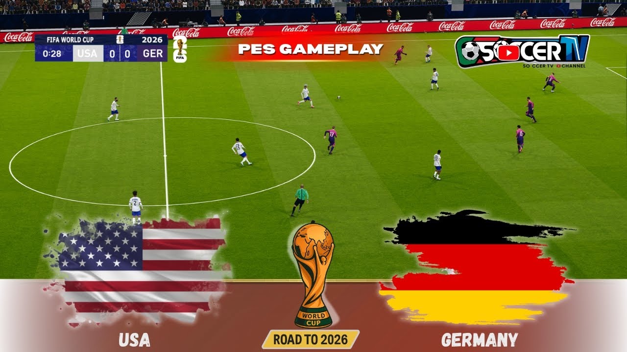 USA vs Germany | World Cup 2026 Simulation | PES 2021 (PC) Gameplay | Dream Match / Imaginary Match