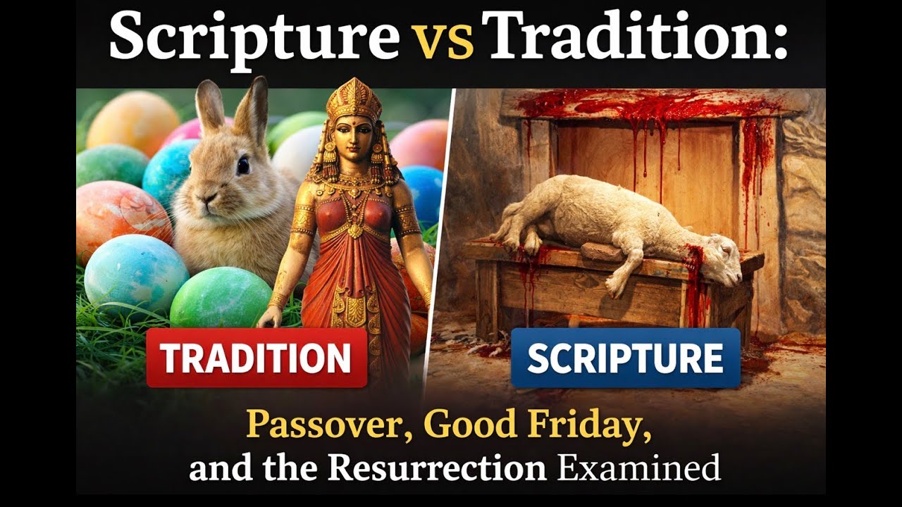 Scripture vs Tradition. Passover, Good Friday, and the Resurrection Examined.