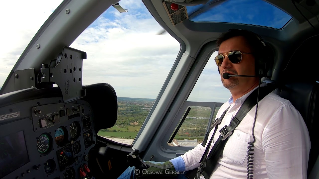 Fly4Less HA-HBW, Bell 427 cockpit view
