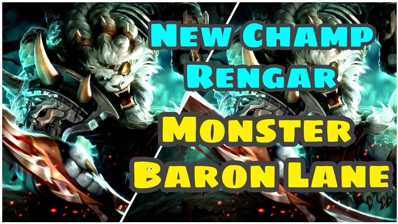 [ Wild Rift SS2 ]: New Champ Rengar || Baron Lane || Rank Diamond ||