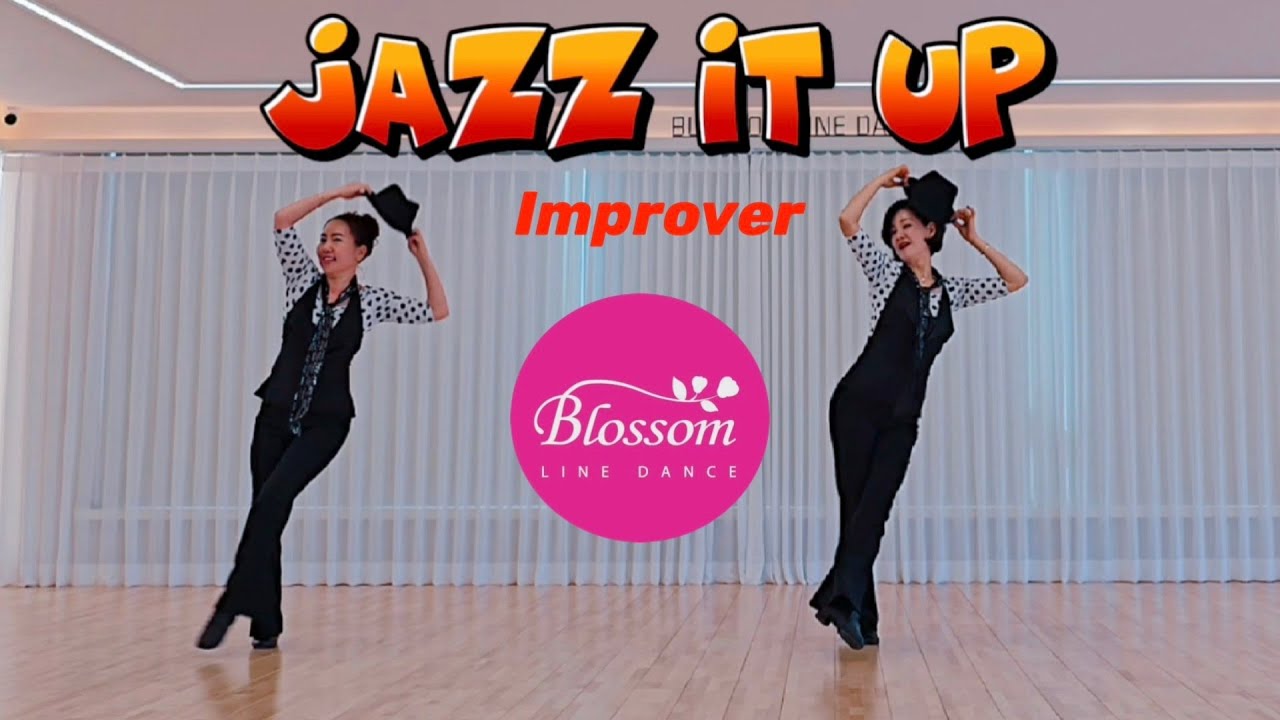 Jazz It Up Line dance/Improver/재즈 잇 업 라인댄스/블라썸 지소희강사