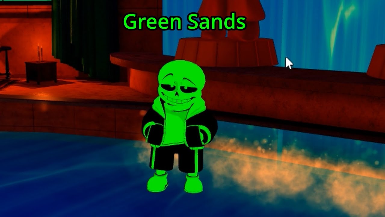 Green Sans Gameplay | Undertale: Last Corridor | Roblox