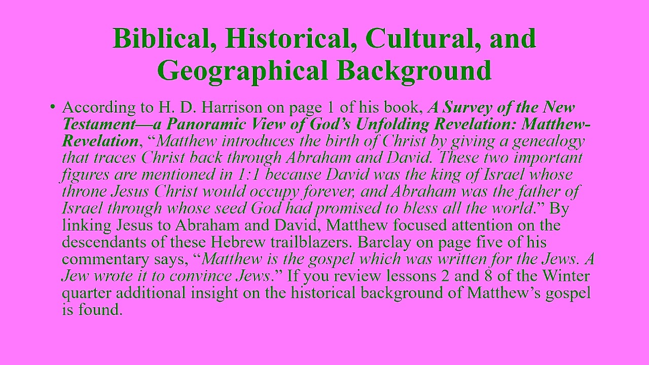 The Church and It's Teachings: Baptism and The Lord's Supper 2.7.2026